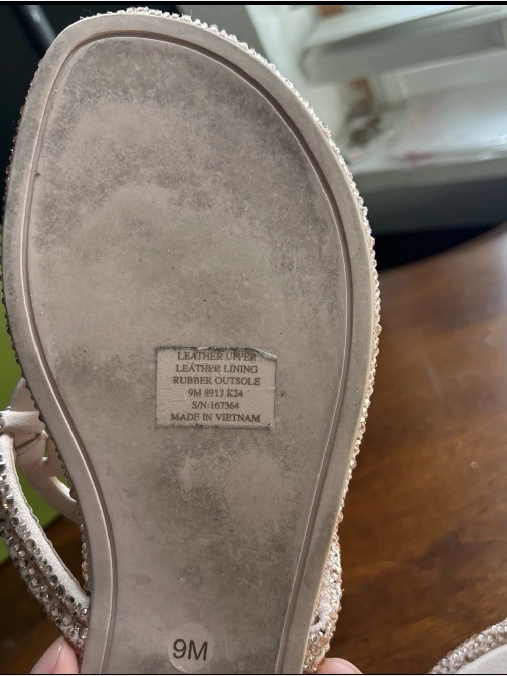 Tory Burch Miller Crystal Knotted Sandals in Rose Gold Pink 9 - Picture 12 of 12